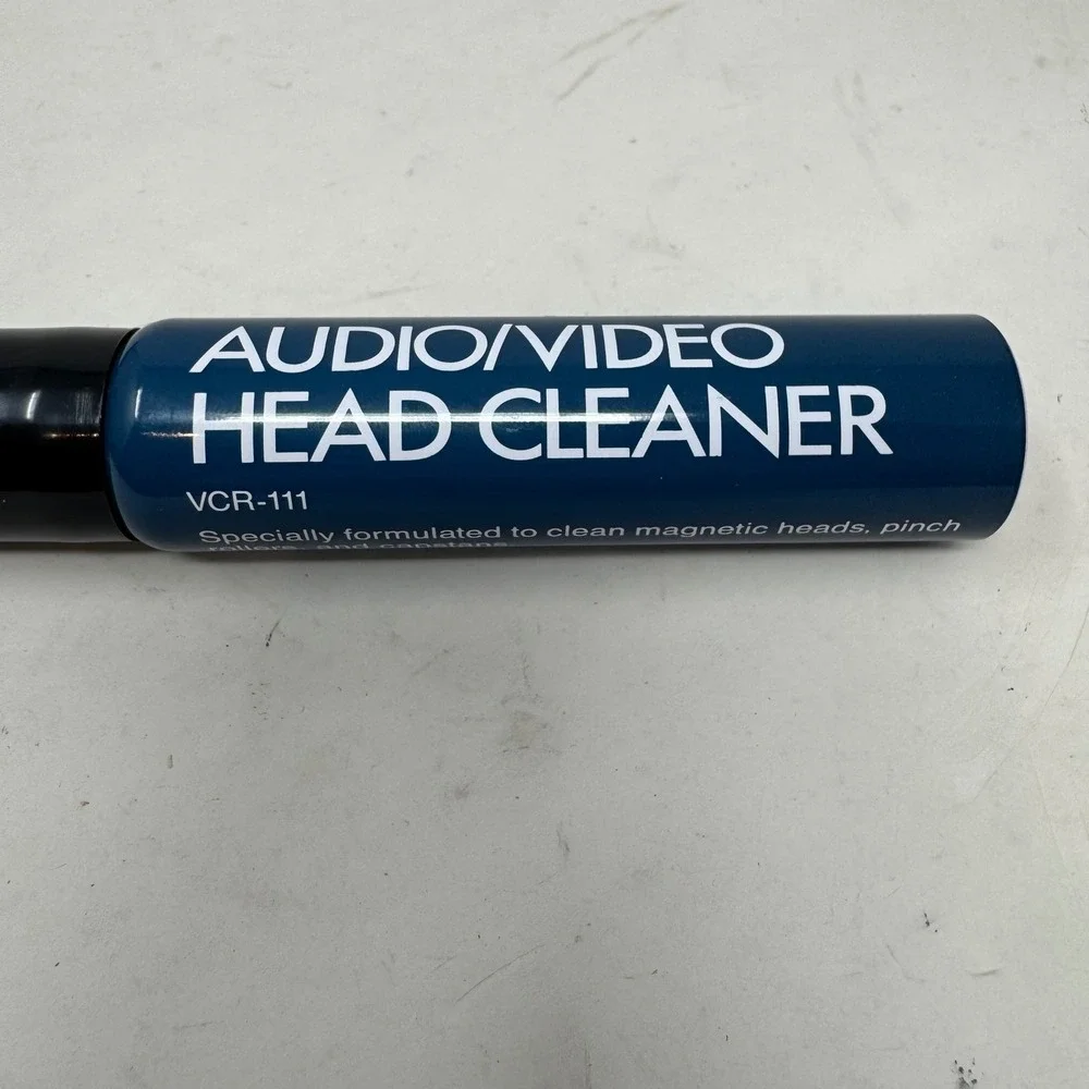 Vintage Geneva 8mm Video Head Cleaner Kit VCR-111 Spray and Cassette 1986 READ!!
